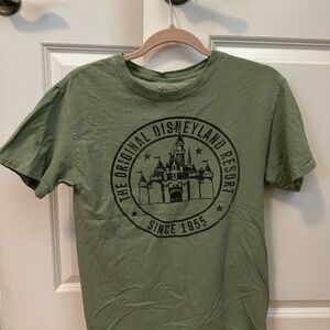 Disney Green Short Sleeve Tee with Castle Emblem